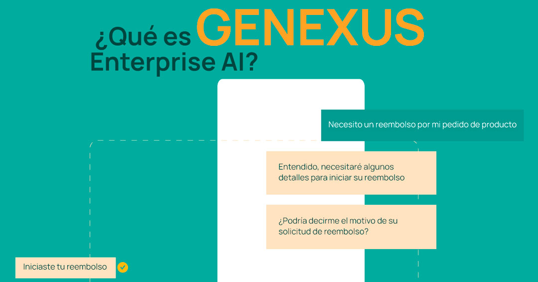 GeneXus Enterprise AI es una plataforma avanzada desarrollada por GeneXus, diseñada para facilitar la implementación de asistentes de Inteligencia Artificial personalizados, adaptados a las necesidades específicas de cada empresa.